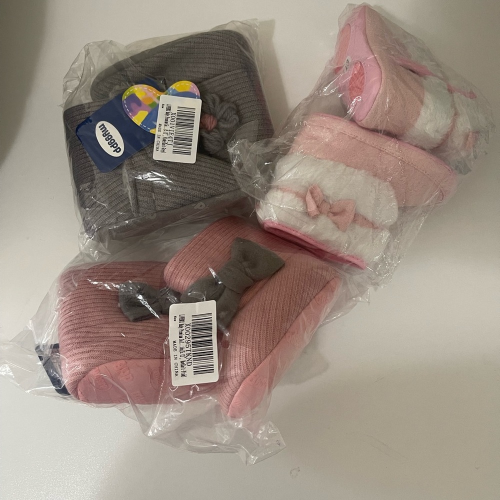 Infant baby girls boots - 3 sets